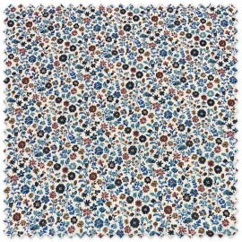 tela doble gasa flores azules camel
tela algodón infantil flores verano