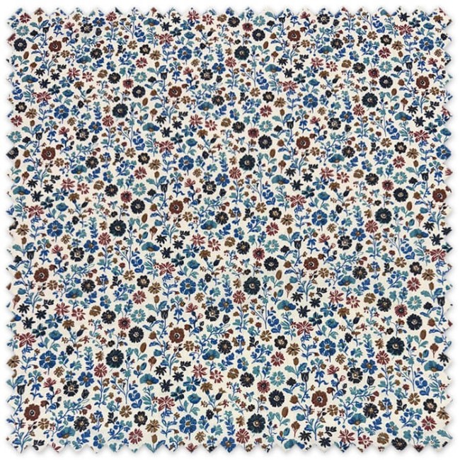 tela doble gasa flores azules camel
tela algodón infantil flores verano