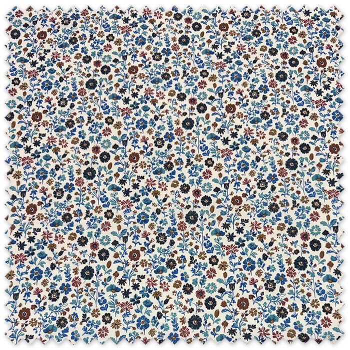 tela doble gasa flores azules camel
tela algodón infantil flores verano