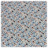 tela doble gasa flores azules camel
tela algodón infantil flores verano