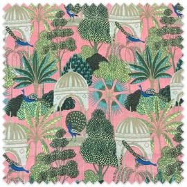 tela algodón indiana Tai fondo rosa