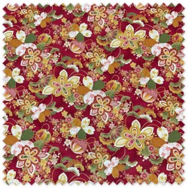 tela japonesa flores granate foil
tela kimono algodón estampado japonés
comprar tela japonesa por metros online