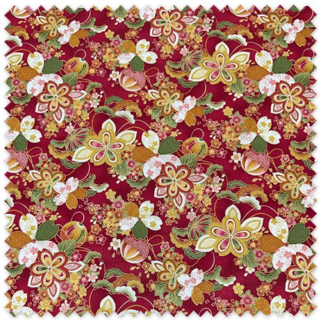 tela japonesa flores granate foil
tela kimono algodón estampado japonés
comprar tela japonesa por metros online