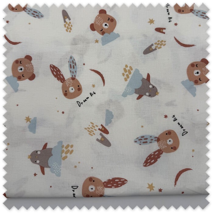 Comprar telas infantiles al mejor precios por metros y retales.