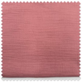 comprar Retal doble gasa bambula rosa algodón