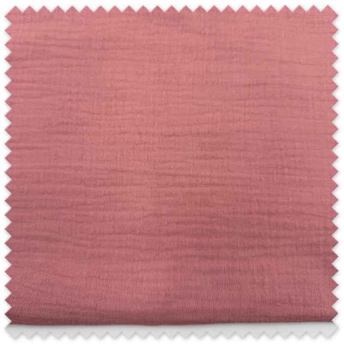 comprar Retal doble gasa bambula rosa algodón