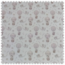 tela infantil algodón 100% estampado bebé
tela bebé animales globos suave
algodón patchwork infantil rosa topo