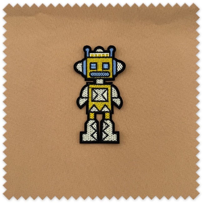 parche para mochilas robot divertido
parche decorativo coser o pegar tela
parche ropa infantil robot