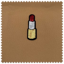 parche pintalabios lentejuelas coser
parche brillante pintalabios ropa
parche lentejuelas maquillaje ropa