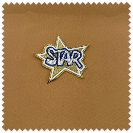 parche estrella lentejuelas coser
parche estrella brillo ropa
parche brillante estrella chaqueta