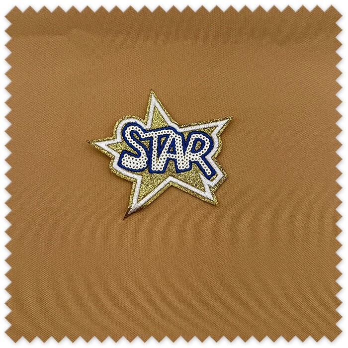 parche estrella lentejuelas coser
parche estrella brillo ropa
parche brillante estrella chaqueta