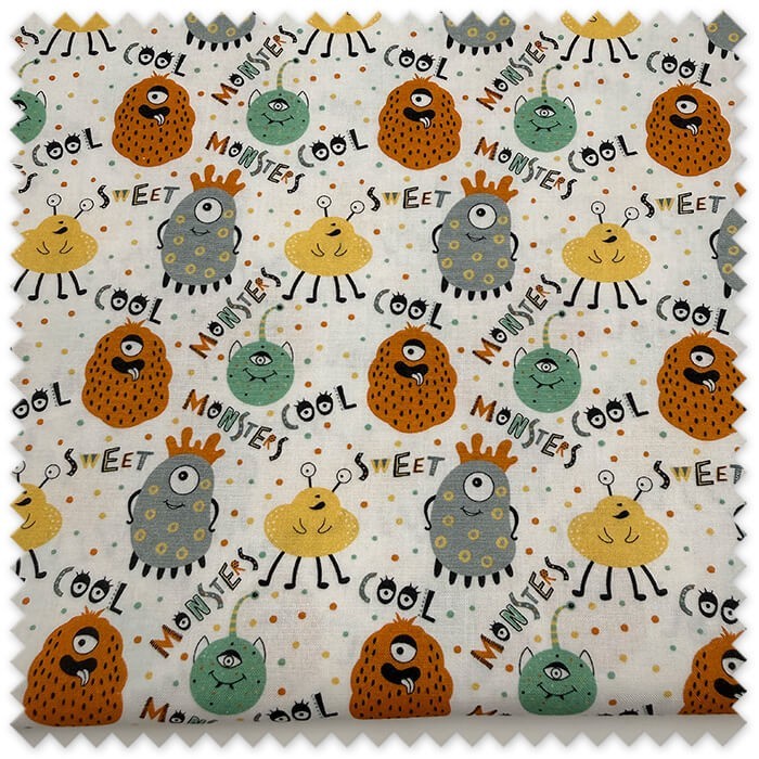 retal algodon galletas divertidas infantil
tela estampada galletas original