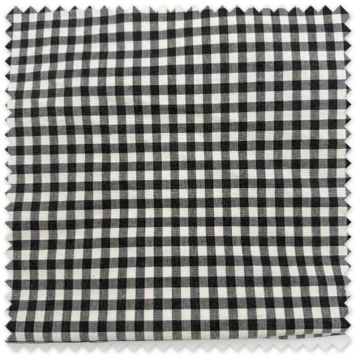 tela cuadros bicolor beige negro
retal tela vichy elegante costura
algodon cuadros beige negro patchwork