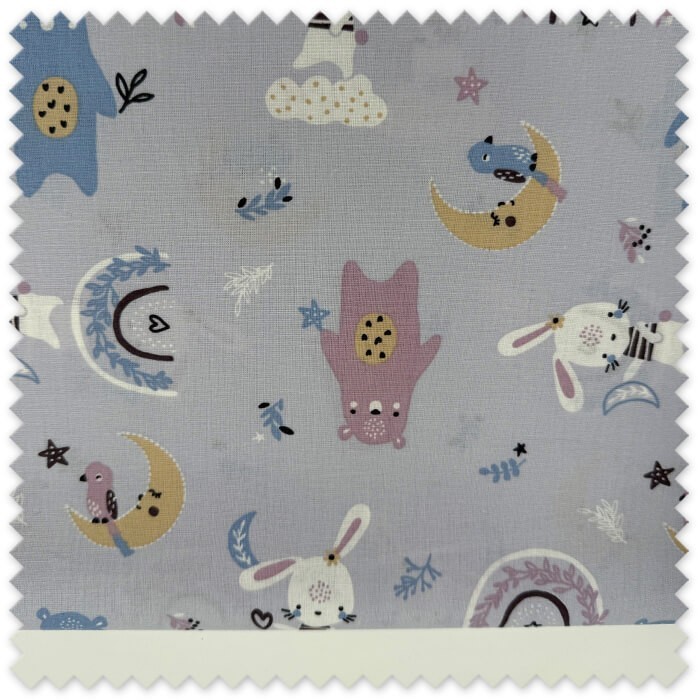 retal algodon ositos fondo azul
tela infantil ositos bebe azul