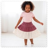 Idea Combinado Árboles Rosa y Doble Gasa | Telas Infantiles
