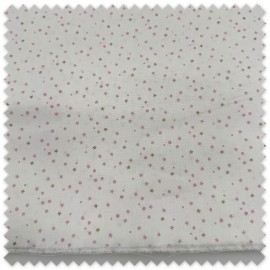 tela infantil estrellas rosa bebe
