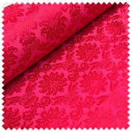 tejido damasco fucsia para decoración
tela damasco sofisticada para confección