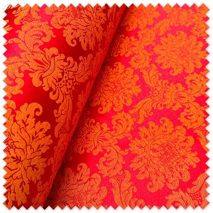 tela damasco granate y mostaza elegante
tejido damasco mediano para decoración