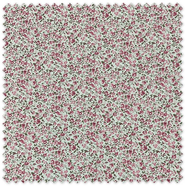 tejido algodón floral romántico vintage