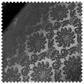 tejido ornamental negro refinado
tela decorativa negra clásica y moderna