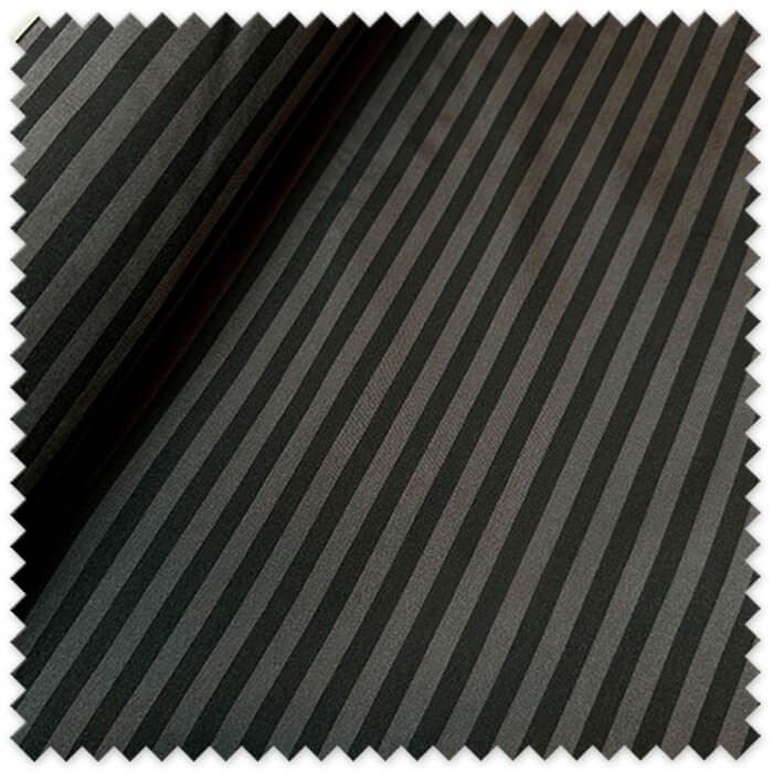 Tafetán rayado pequeño tonos oscuros
Tela sofisticada gris antracita negro