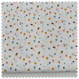 Tela popelín estampado lunares colores
Popelín algodón puntos divertidos online