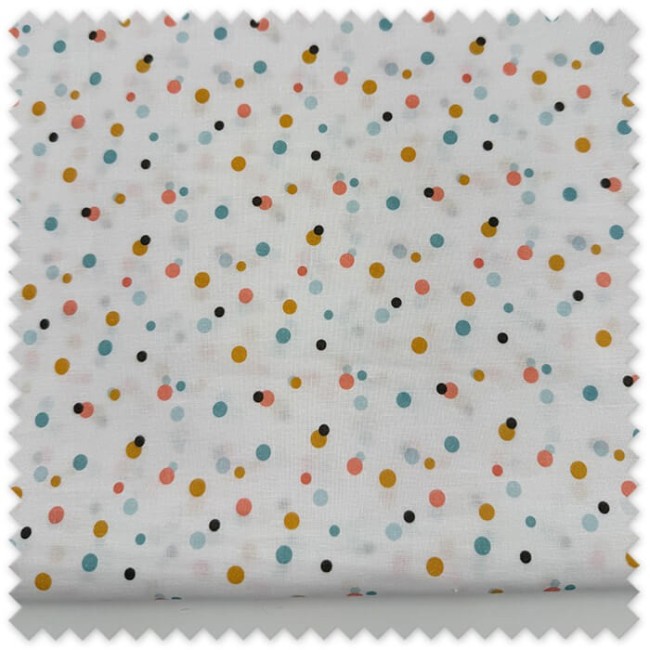 Tela popelín estampado lunares colores
Popelín algodón puntos divertidos online