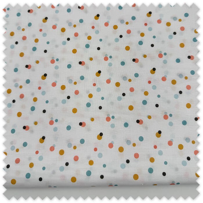 Tela popelín estampado lunares colores
Popelín algodón puntos divertidos online