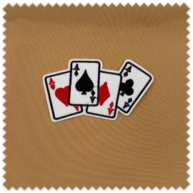 Parche cartas poker decorativo
Aplique poker para ropa y mochilas