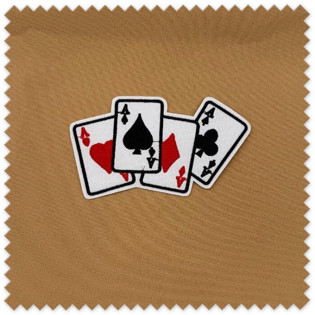 Parche cartas poker decorativo
Aplique poker para ropa y mochilas