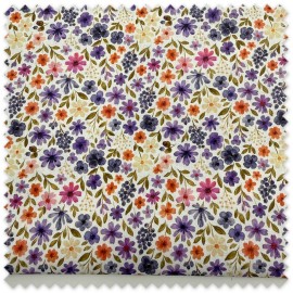 Retal algodón flores acuarela lila y fucsia
Tela floral efecto acuarela morado online