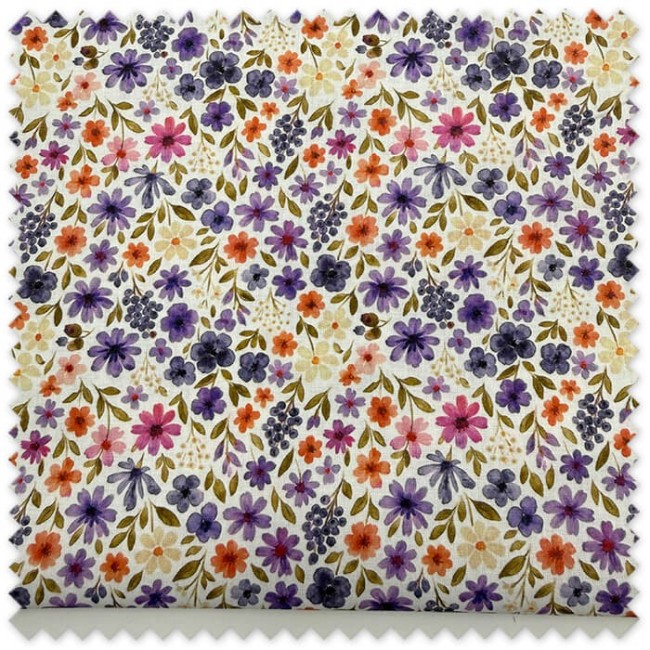 Retal algodón flores acuarela lila y fucsia
Tela floral efecto acuarela morado online