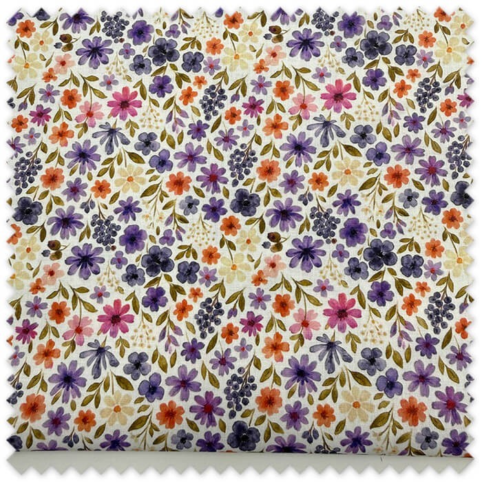 Retal algodón flores acuarela lila y fucsia
Tela floral efecto acuarela morado online