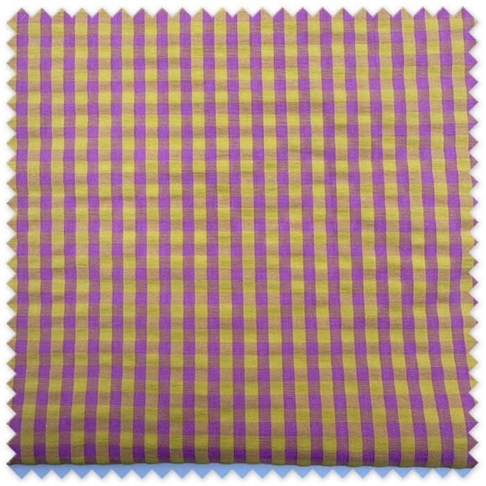 Retal seersucker vichy amarillo y malva
Tela vichy bicolor verano online