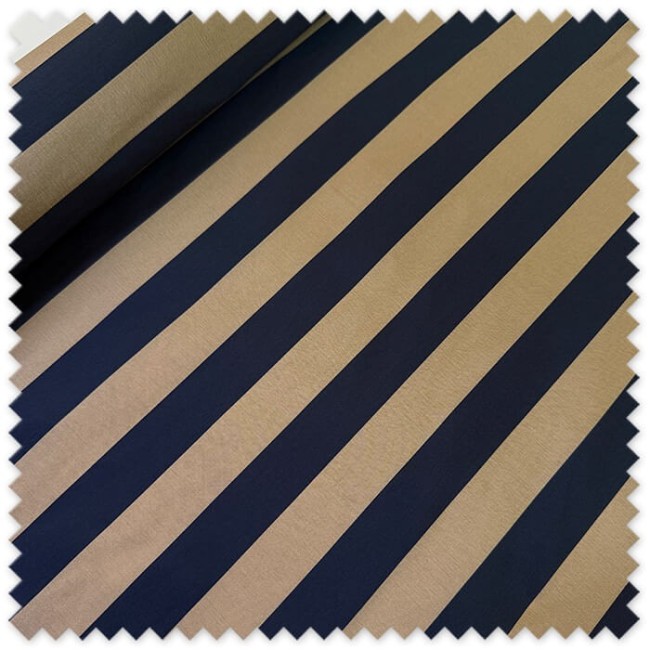 Tafetán elegante azul marino y beige
Tela de tafetán para vestidos y decoración