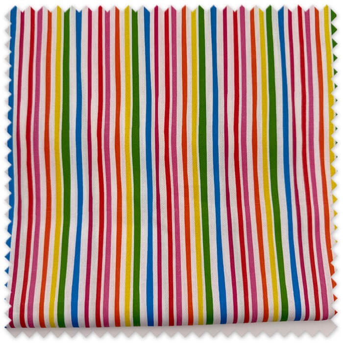Tela infantil rayas Agatha Ruiz de la Prada algodón
