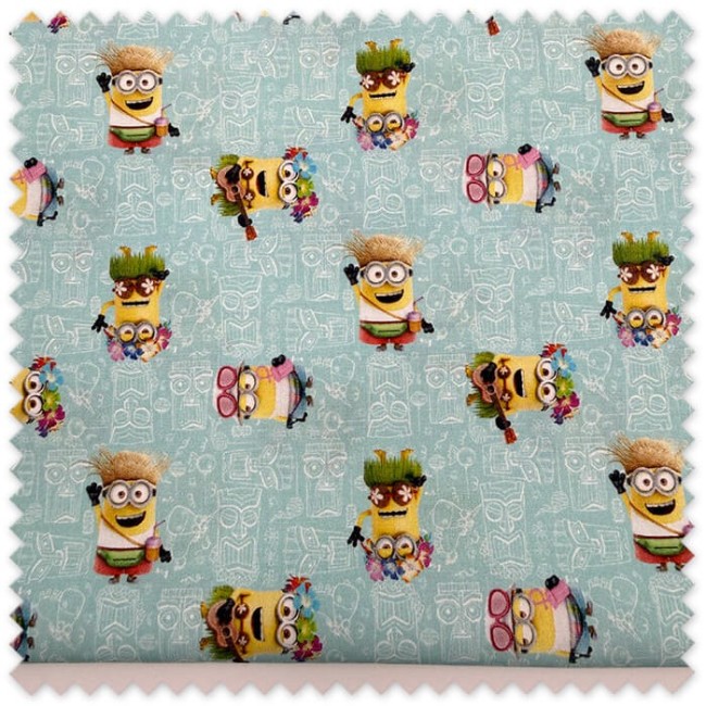 Retal algodón 100% Minions infantil
Tela algodón Minions estampada colores