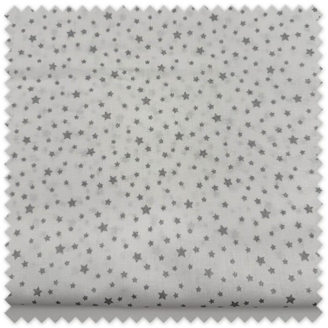 Tela algodón estrella plata estampada
Algodón 100% estrellas plateadas