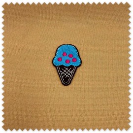 Parche decorativo helado azul para ropa
Aplique textil helado para mochilas y bolsos