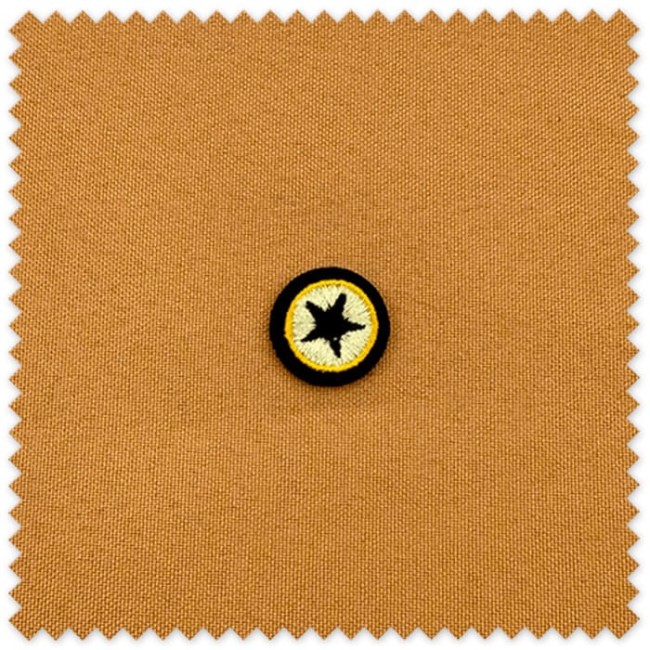 Parche estrella army militar bordado verde caqui