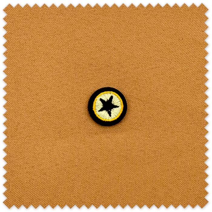 Parche estrella army militar bordado verde caqui