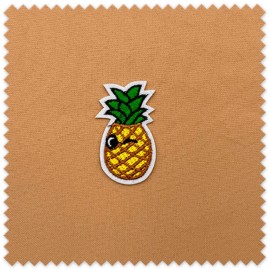 Parche piña tropical para decorar camisetas y mochilas
