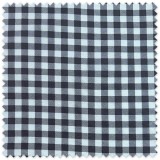 Loneta Resinada Cuadros Bicolor Celeste y Marino | Tela Impermeable para Manteles y Decoración