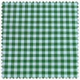 Loneta Resinada Cuadros Bicolor Celeste y Verde | Tela Impermeable para Manteles y Decoración