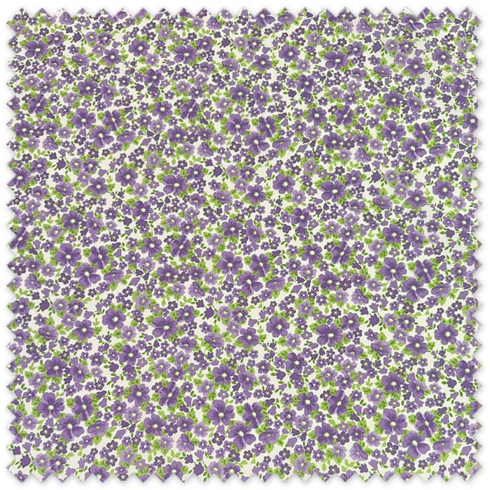 Piqué infantil estampado floral elegante
Tela piqué algodón flores moradas para costura creativa