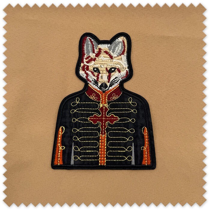 Parche animal zorro personalizado
Aplique textil zorro para manualidades