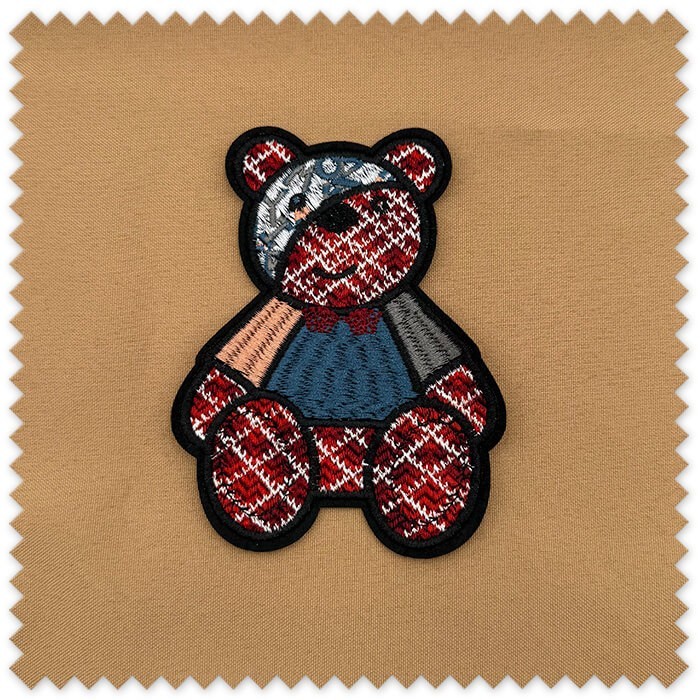 Parche oso para mochilas y bolsos