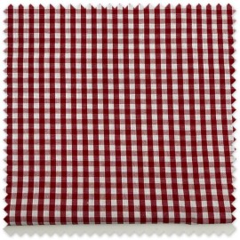 Algodón vichy fresa 0,5 cm ideal para moda infantil y decoración