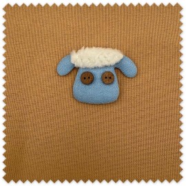 Parche infantil oveja azul para mochilas y accesorios
