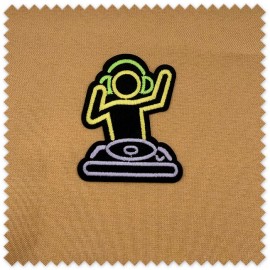 Parche DJ glow in the dark para personalizar prendas